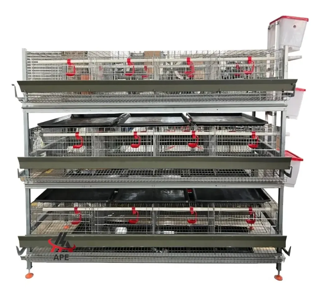 120 Layer Chicken Cage H Frame